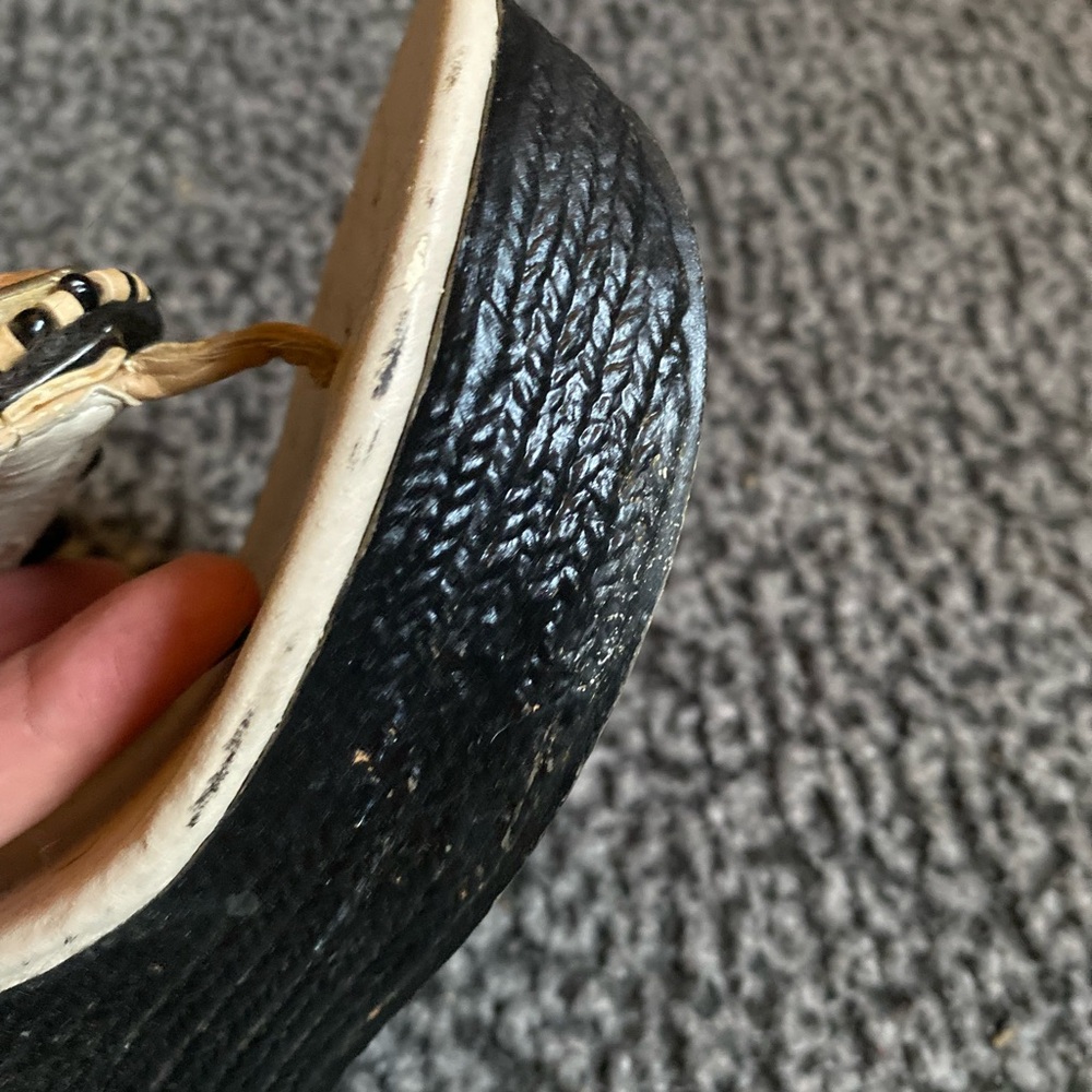 Dolce Vita Women's Black and Cream Embellished Sandals - Picture 5 of 10